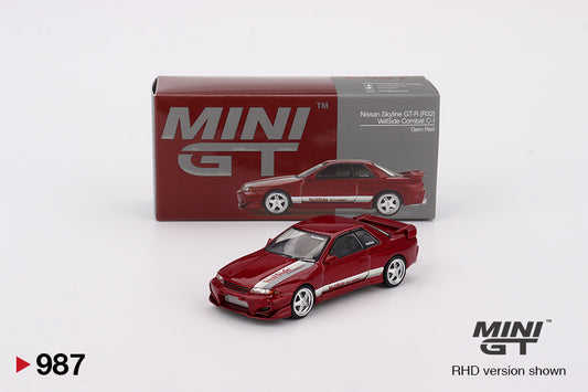 Mini GT 1:64 Nissan Skyline GT-R (R32) VeilSide Combat C-I Gem Red (MGT00987-CH)