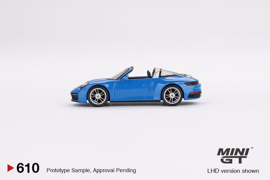 Mini GT- 1:64 Porsche 911 Targa 4S Shark Blue LHD (MGT00610-CH)