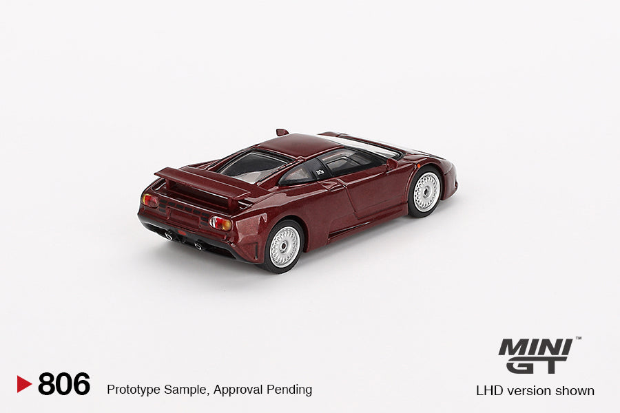 Mini GT 1:64 Bugatti EB110 GT Dark Red Metallic (MGT00806-CH)