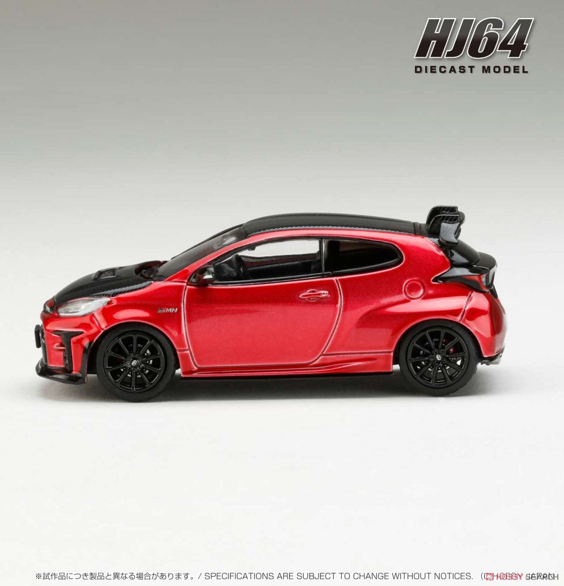 Hobby Japan 1/64 Toyota GRMN YARIS CIRCUIT PACKAGE EMOTIONAL RED II