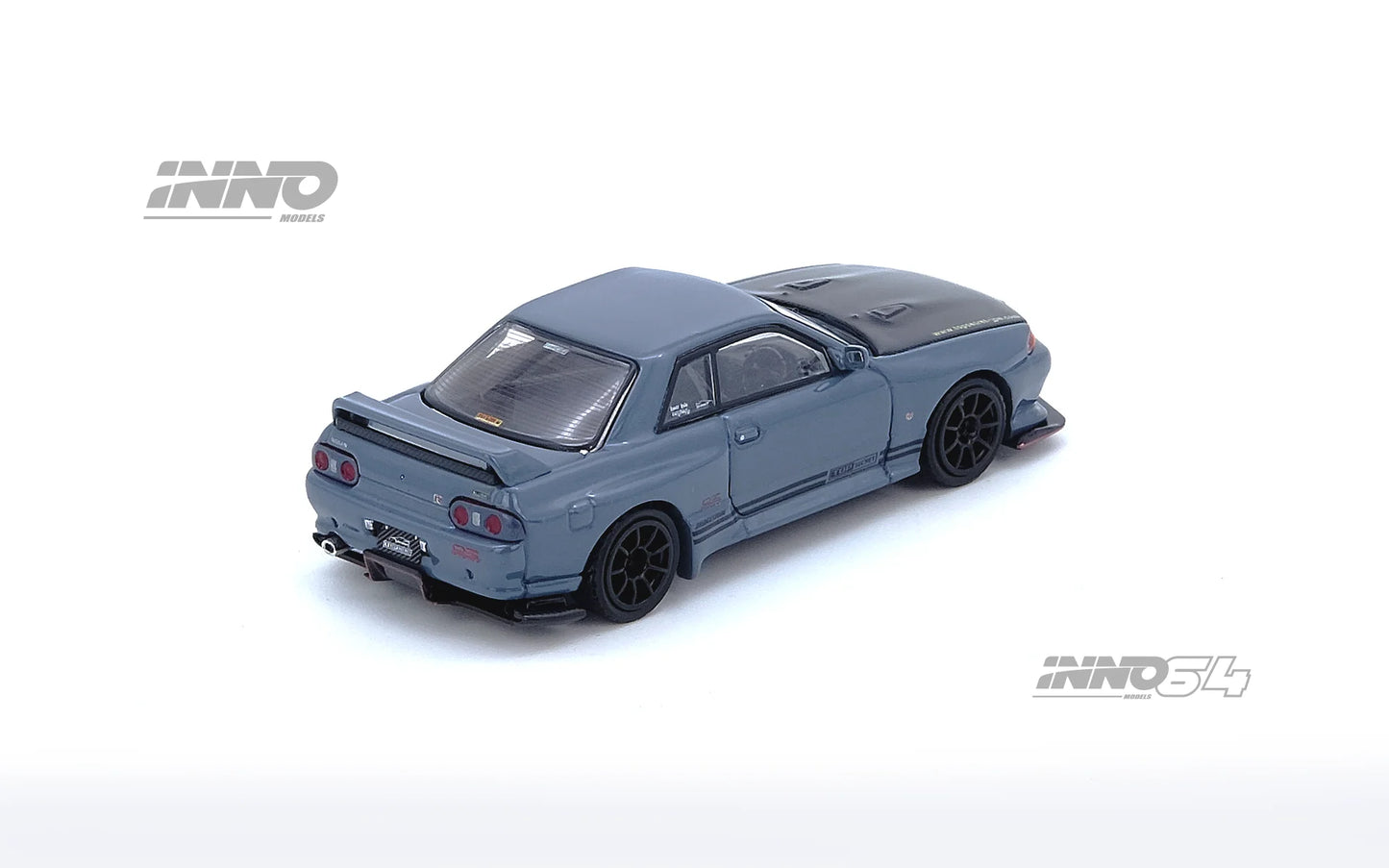 INNO64 1:64 Nissan TOP SECRET R32 GT-R Stealth Grey (IN64-R32TS-STGR)