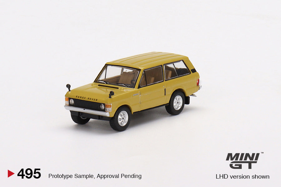 Mini GT 1/64 Range Rover 1971 Bahama Gold RHD (MGT00495-R)