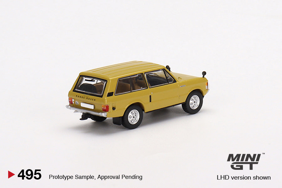Mini GT 1/64 Range Rover 1971 Bahama Gold RHD (MGT00495-R)
