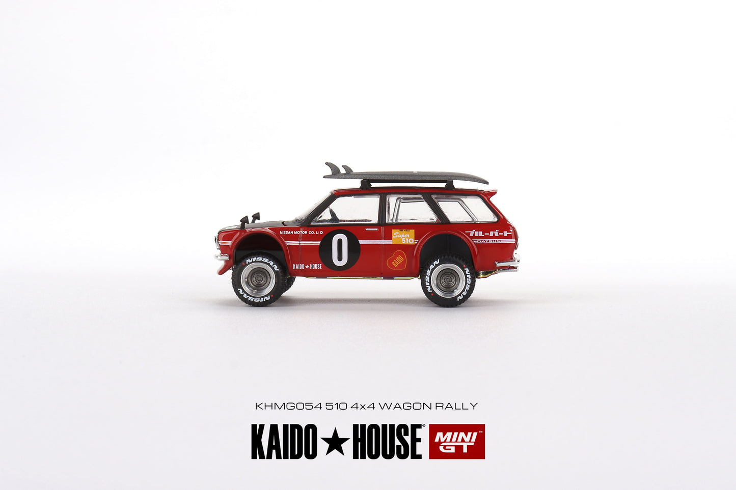 Mini GT- 1/64 Datsun KAIDO 510 Wagon Kaido GT Surf Safari RS V2 Kaido House (KHMG054)