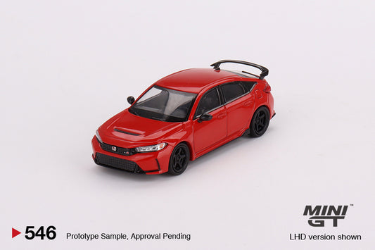 Mini GT 1/64 Honda Civic Type R FL5 Rallye Red 2023 W/ Advan GT Wheel RHD (MGT00546-R)
