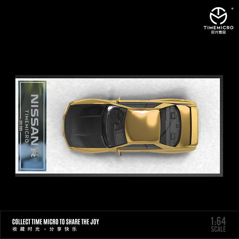 Time Micro 1/64 Nissan Skyline GT-R R32 Open Bonnet Engine Hood -Gold