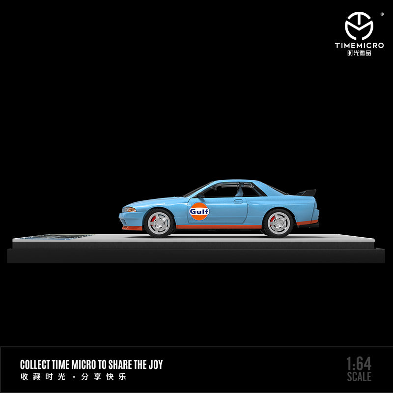 Time Micro 1/64 Nissan Skyline GT-R R32 Open Bonnet Engine Hood -Gulf Edition