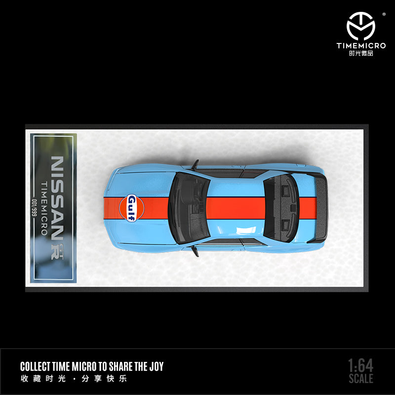 Time Micro 1/64 Nissan Skyline GT-R R32 Open Bonnet Engine Hood -Gulf Edition