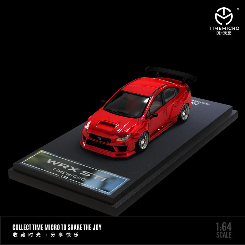 Time Micro 1/64 Subaru WRX STI Transparent Red