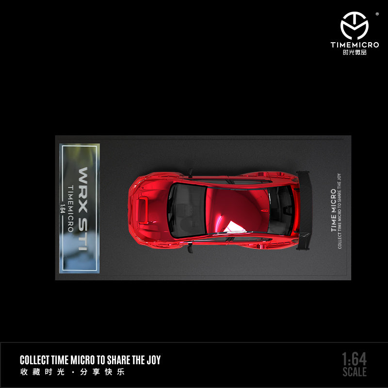 Time Micro 1/64 Subaru WRX STI Transparent Red