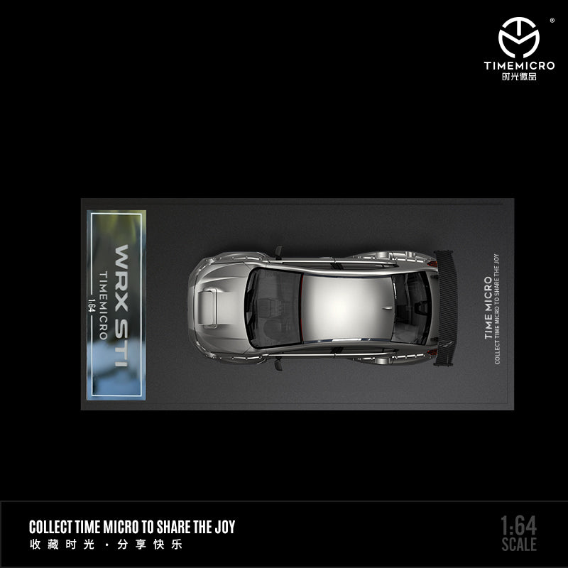 Time Micro 1/64 Subaru WRX STI Metallic Silver