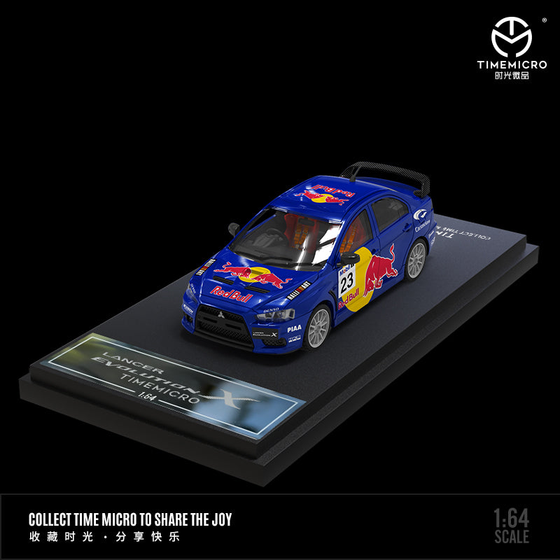 Time Micro 1/64 Mitsubishi Lancer Evolution X Evo 10 Red Bull Edition