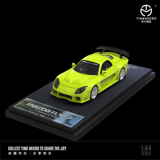 Time Micro 1/64 Mazda RX7 RX-7 VeilSide Apple Green