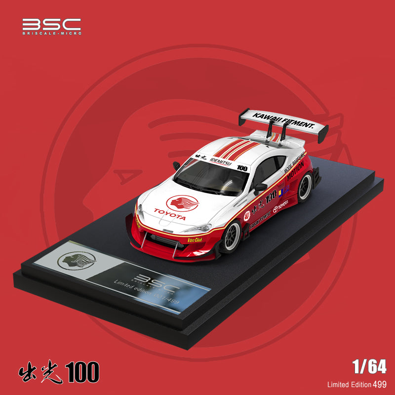 BSC 1:64 Toyota GR86 Idemitsu 100 Edition with Model Girl Figure