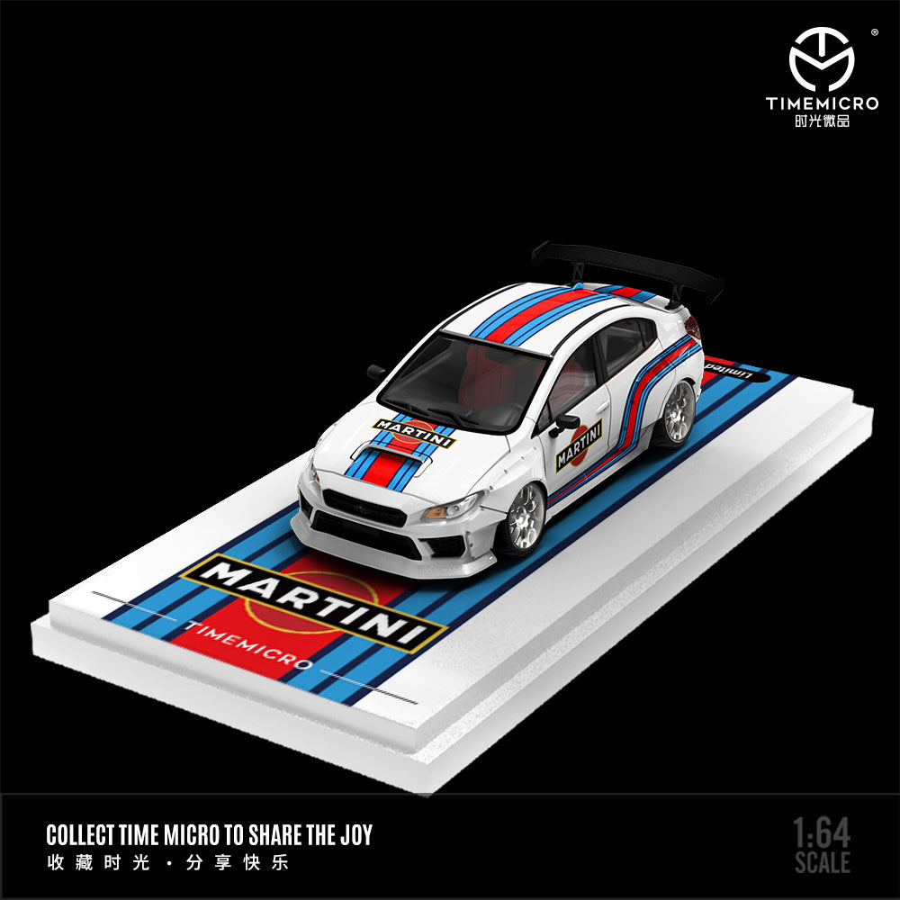 Time Micro 1:64 Subaru WRX STI Martini Edition
