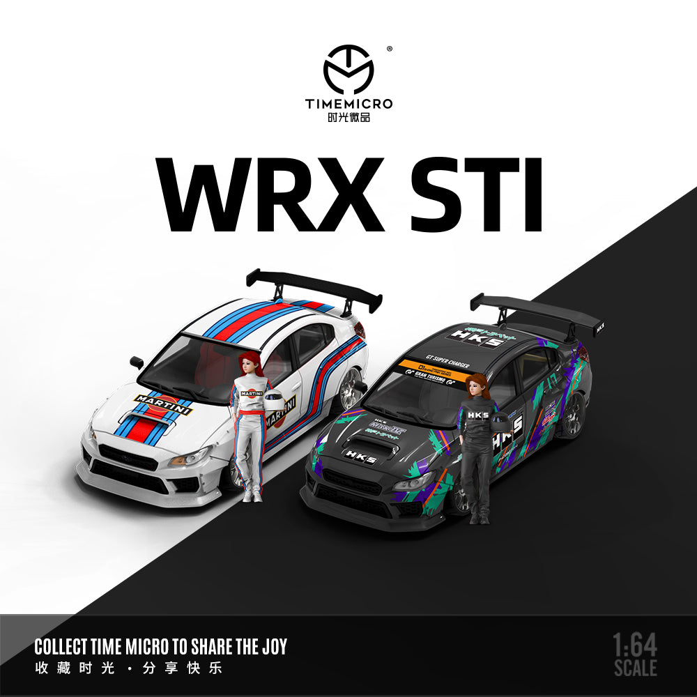 Time Micro 1:64 Subaru WRX STI Martini Edition
