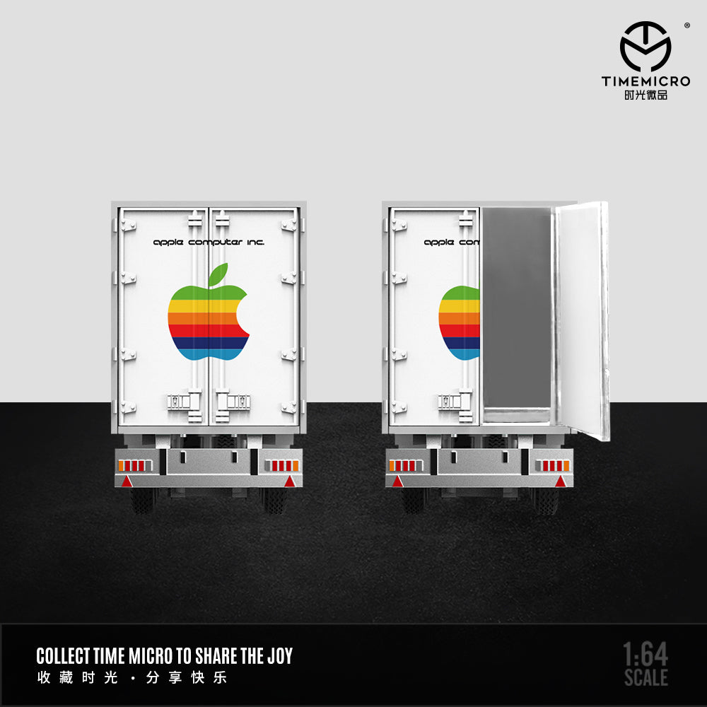 Time Micro 1:64 Scania Container Truck White Apple Edition
