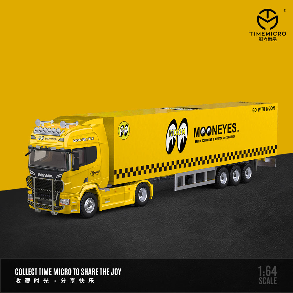 Time Micro 1:64 Scania Container Truck Mooneyes Edition