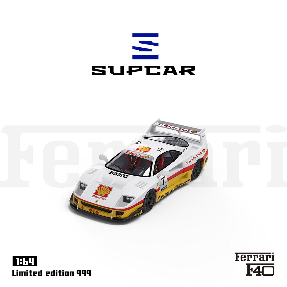 Supcar 1:64 Ferrari F40 Shell Edition in Premium Box Packaging