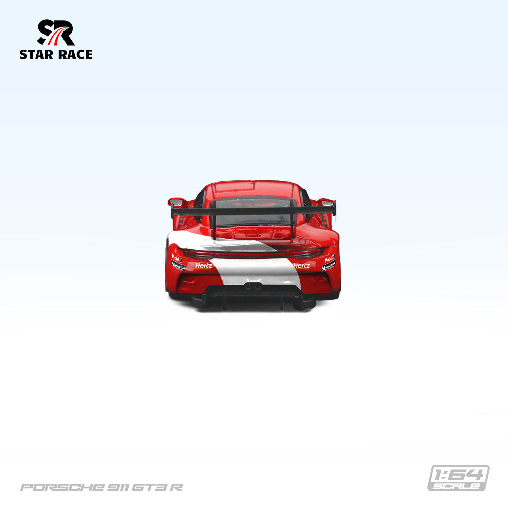 Star Race 1:64 Porsche 911 GT3 Coca Cola Red Edition with Driver Model Figure