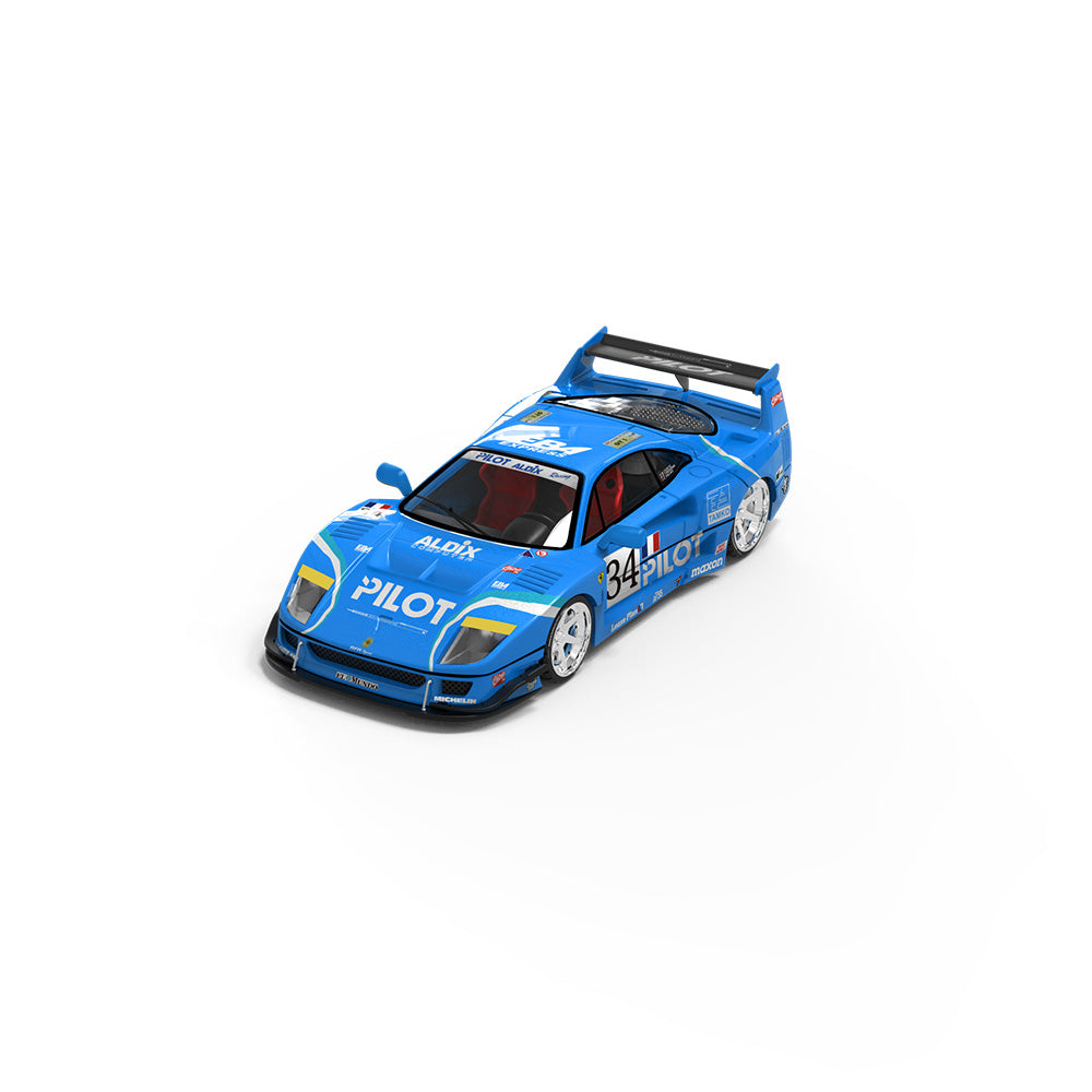 Supcar 1:64 Ferrari F40 Pilot Blue Edition in Premium Box Packaging