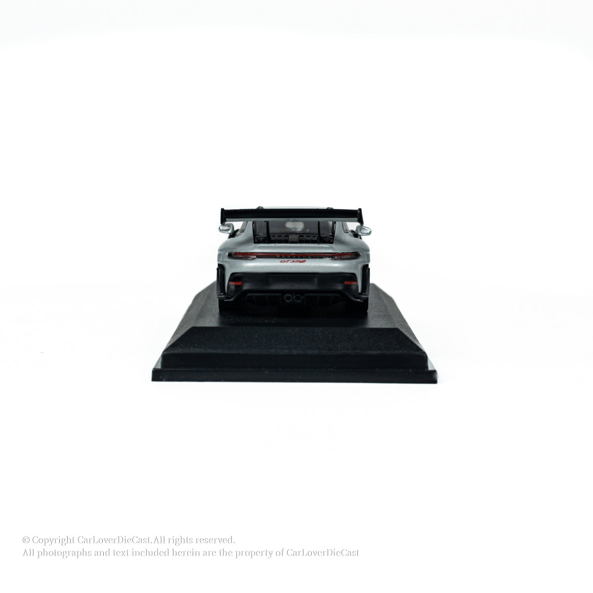 MINICHAMPS 1:64 PORSCHE 911 (992) GT3 RS - 2024 - GREY METALLIC W RED DECOR - EXCLUSIVE FOR CLDC