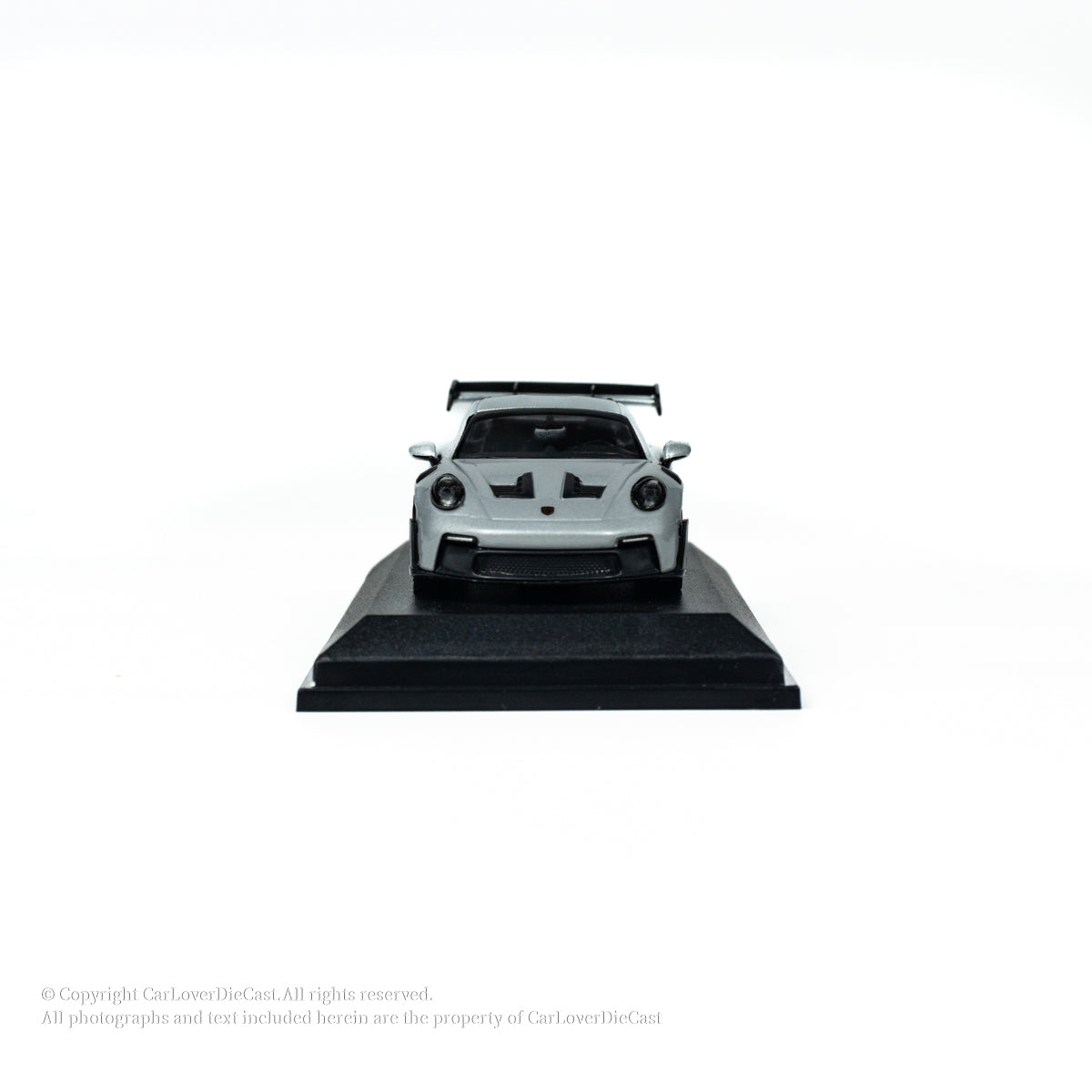 MINICHAMPS 1:64 PORSCHE 911 (992) GT3 RS - 2024 - GREY METALLIC W RED DECOR - EXCLUSIVE FOR CLDC