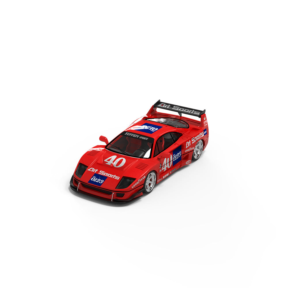 Supcar 1:64 Ferrari F40 Red #40 Edition in Premium Box Packaging