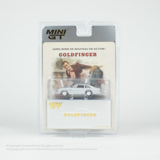 Mini GT 1:64 Aston Martin DB5 “Goldfinger” Blister Packaging French Version (MGT00900-007F)