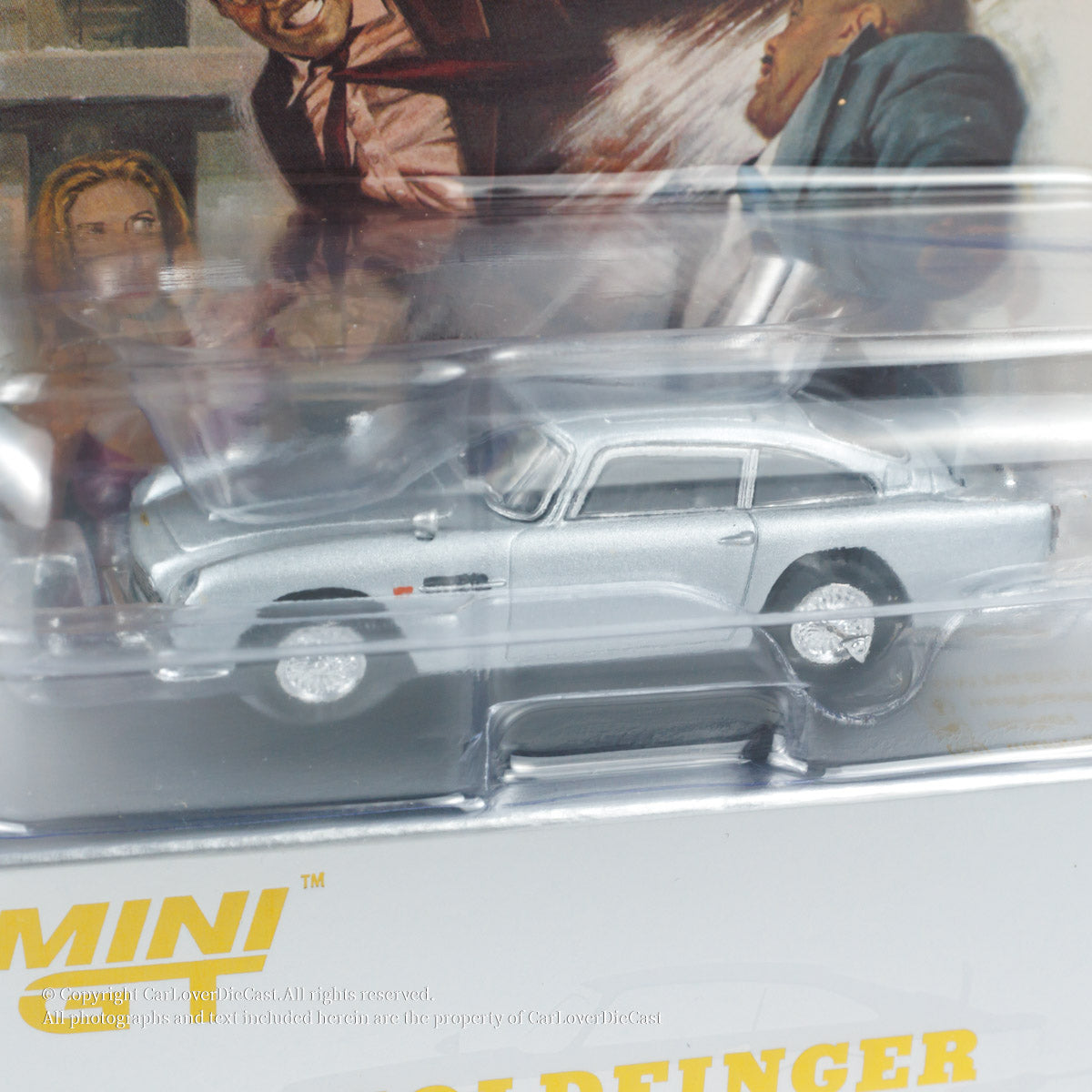 Mini GT 1:64 Aston Martin DB5 “Goldfinger” Blister Packaging French Version (MGT00900-007F)