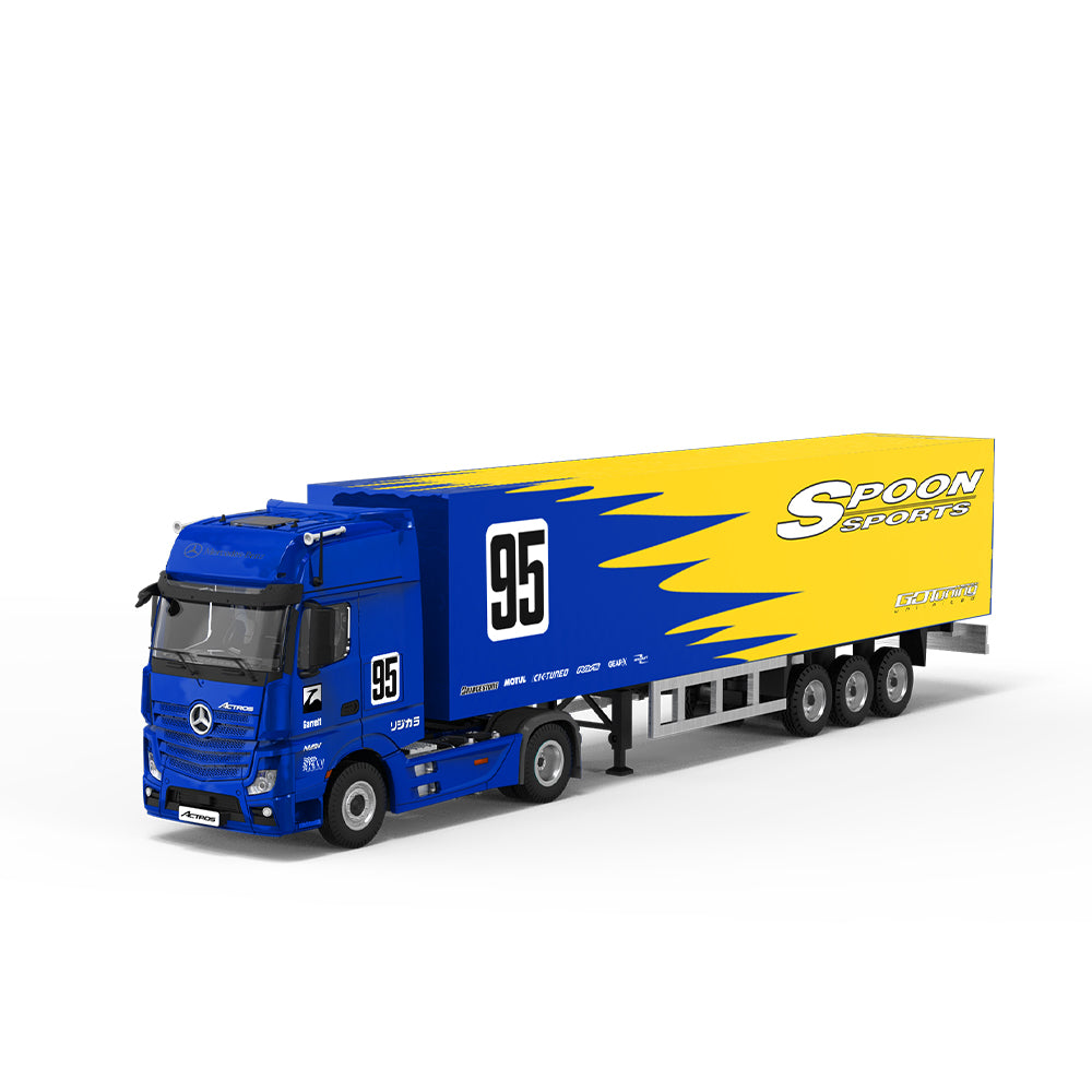 Time Micro x Perka 1:64 Mercedes Actros Container Truck Spoon Edition