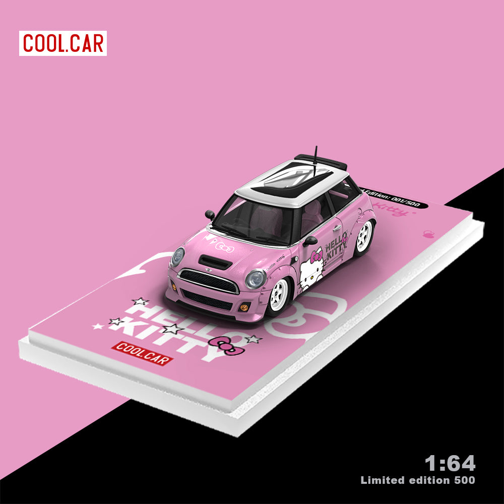 Cool.Car 1:64 Mini Cooper Hello Kitty Pink Edition