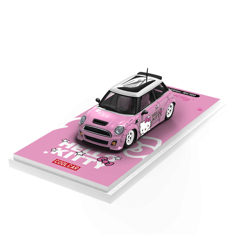 Cool.Car 1:64 Mini Cooper Hello Kitty Pink Edition