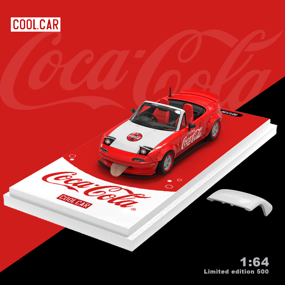 Cool.Car 1:64 Mazda MX-5 Coca-Cola Red White Edition