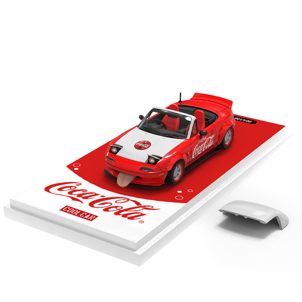 Cool.Car 1:64 Mazda MX-5 Coca-Cola Red White Edition