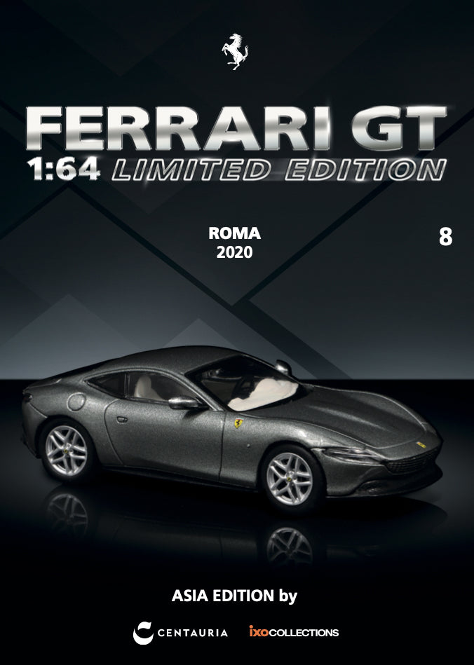 CENTAURIA x IXO COLLECTIONS FERRARI GT 1:64 Magazine ASIA EDITION - FERRARI ROMA 2020 (English Version)