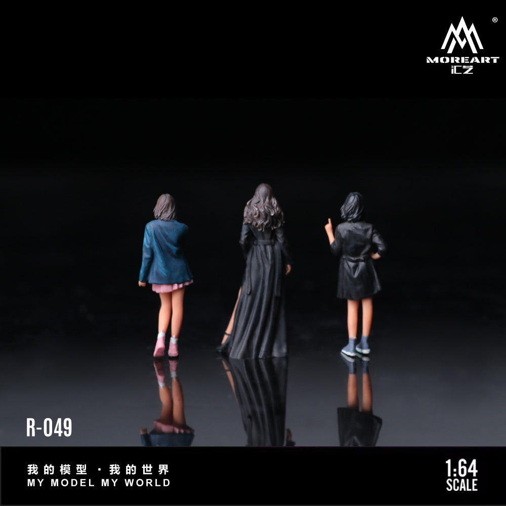MoreArt 1:64 Wind Breaker and Pretty Doll Set (3 Figures Set)