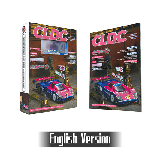 BM Creations x CLDC CarBook Vol. 7 BM Creations 1:64 Mazda 787B X RE Amemiya with Magazine (English Version)