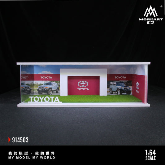 MoreArt 1/64 Toyota Assembly Showroom Diorama with LED Light