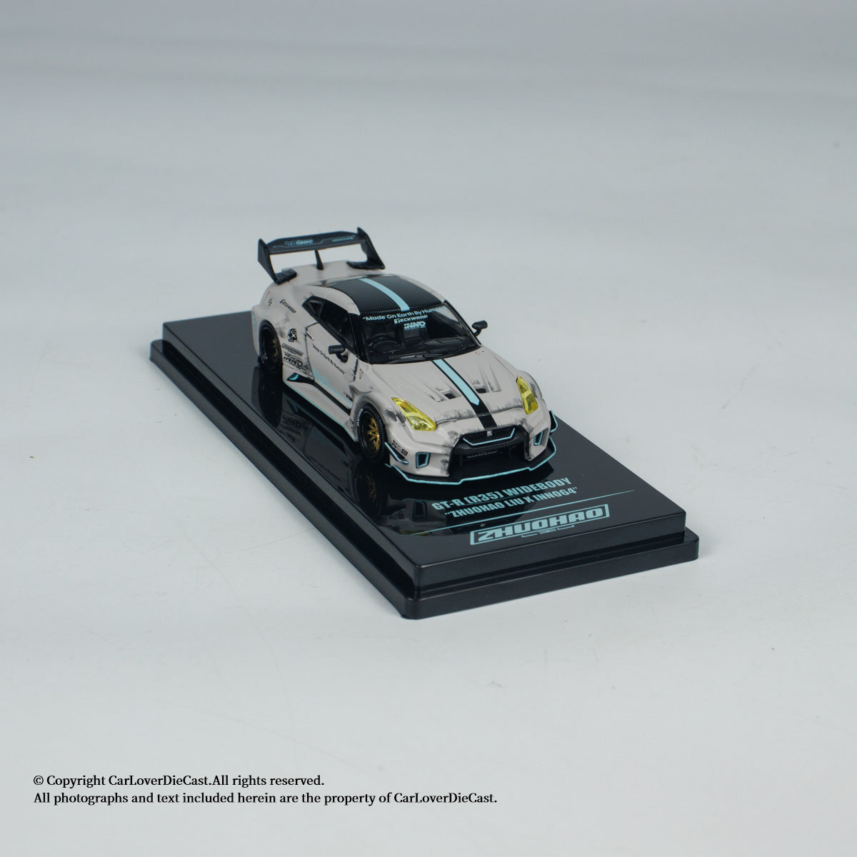 INNO64 1:64 Nissan GT-R R35 WIDEBODY ”ZHUOHAO LIU X INNO64" China Beijing Hobby Expo HEC 2025 Event Edition (IN64-R35SL-HEC25)