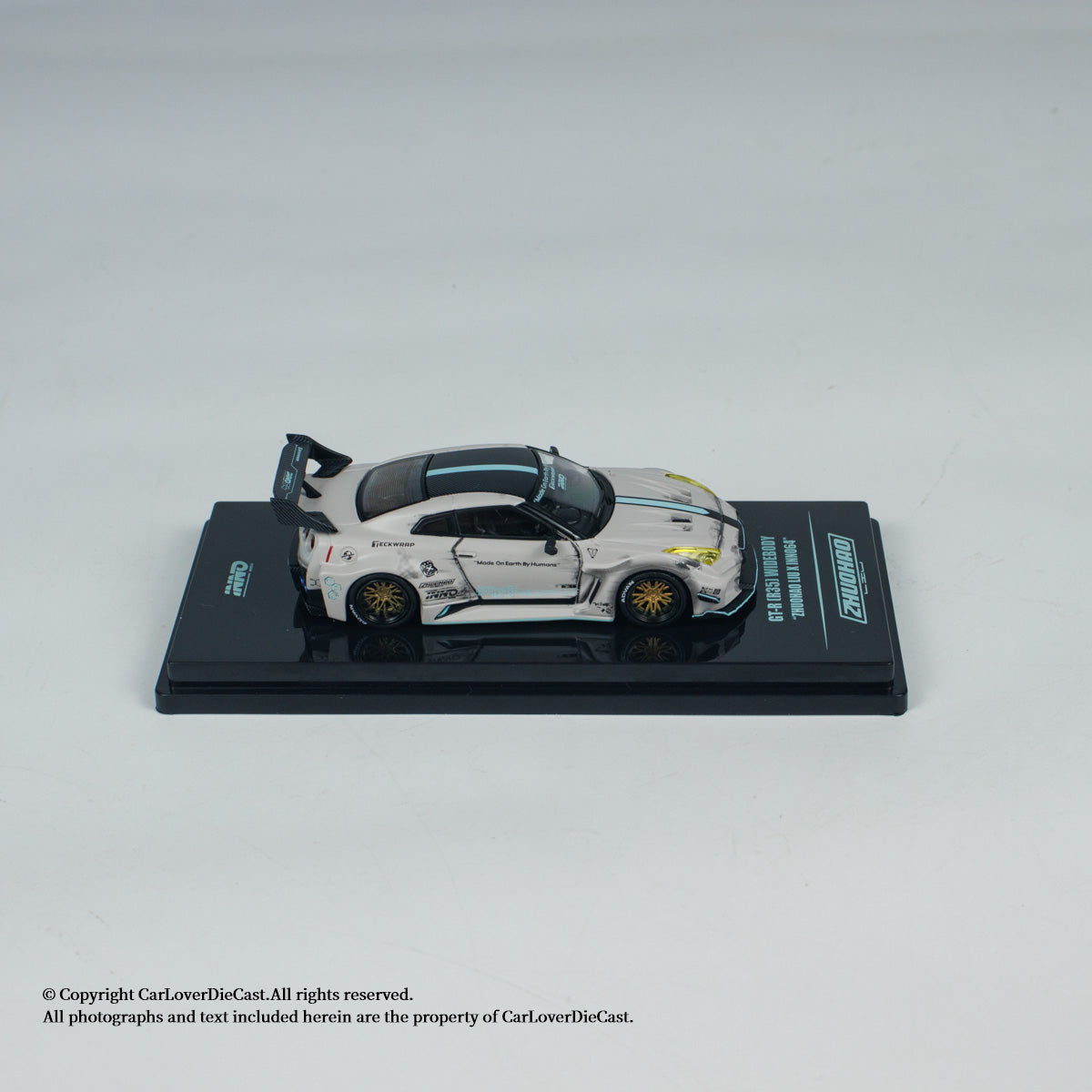 INNO64 1:64 Nissan GT-R R35 WIDEBODY ”ZHUOHAO LIU X INNO64" China Beijing Hobby Expo HEC 2025 Event Edition (IN64-R35SL-HEC25)