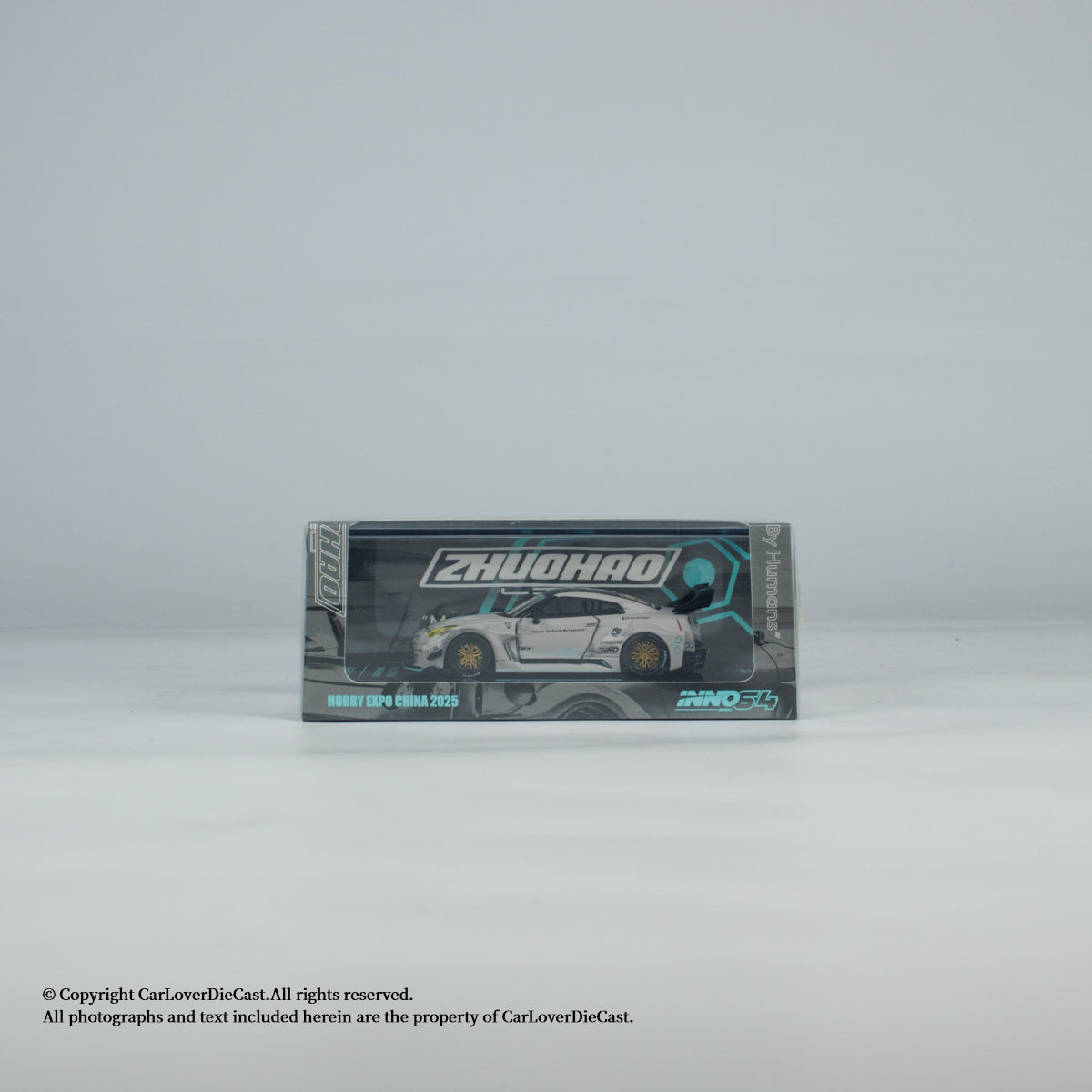 INNO64 1:64 Nissan GT-R R35 WIDEBODY ”ZHUOHAO LIU X INNO64" China Beijing Hobby Expo HEC 2025 Event Edition (IN64-R35SL-HEC25)