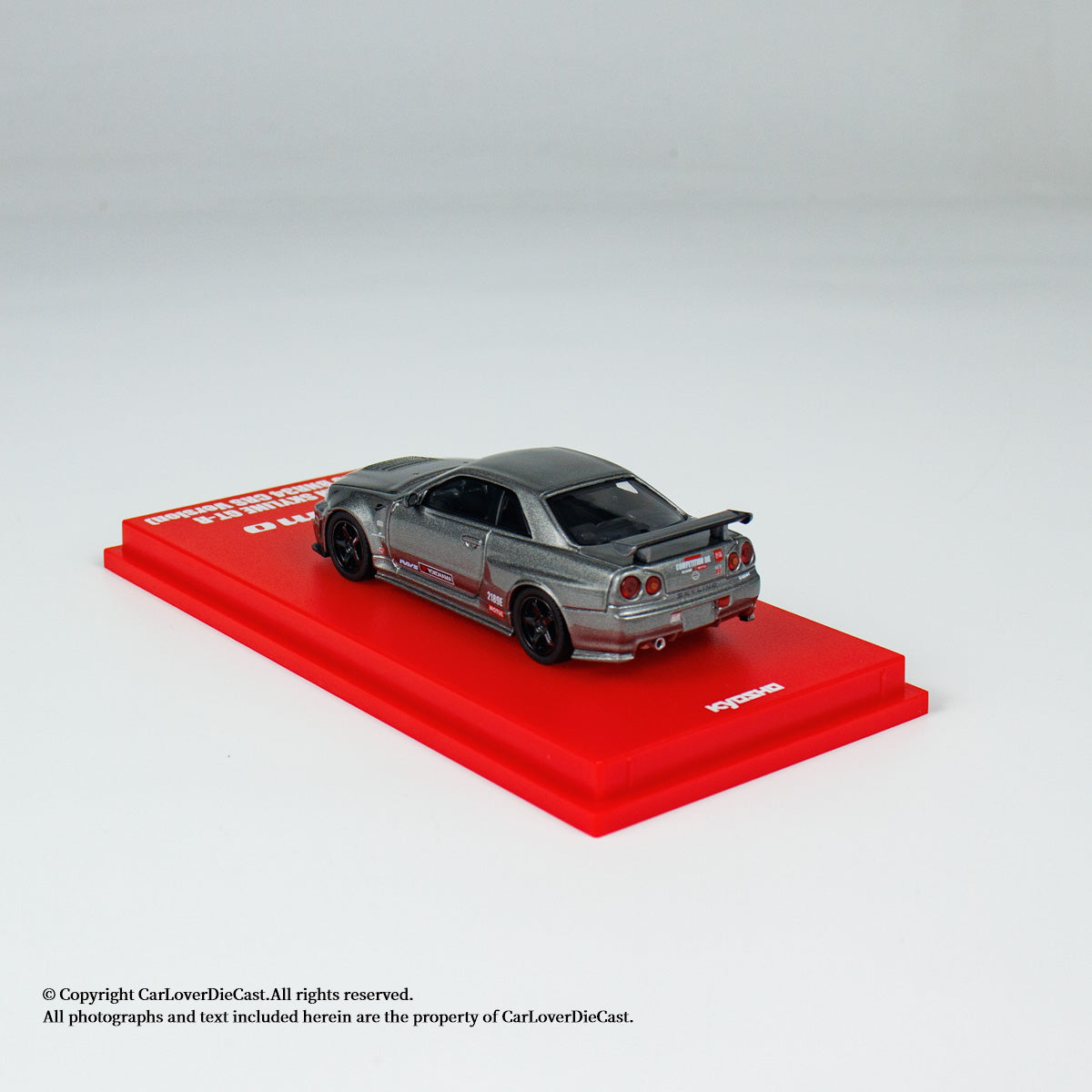 Kyosho 1:64 Nissan NISMO R34 GT-R Grey NISMO BNR34 CRS Version (MOTN LED Base Compatible)