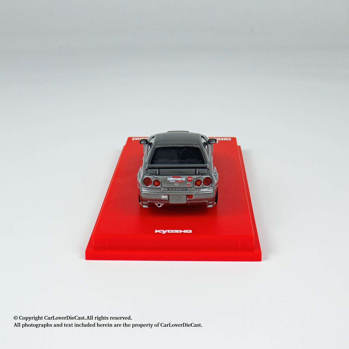 Kyosho 1:64 Nissan NISMO R34 GT-R Grey NISMO BNR34 CRS Version (MOTN LED Base Compatible)