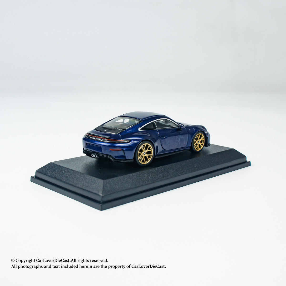 MINICHAMPS 1:64 PORSCHE 911 (992.2) GT3 TOURING - 2025 - BLUE METALLIC - EXCLUSIVE FOR CLDC