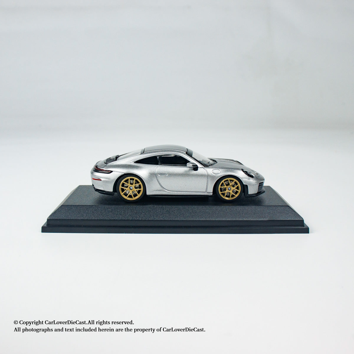 MINICHAMPS 1:64 PORSCHE 911 (992.2) GT3 TOURING - 2025 - SILVER METALLIC - EXCLUSIVE FOR CLDC