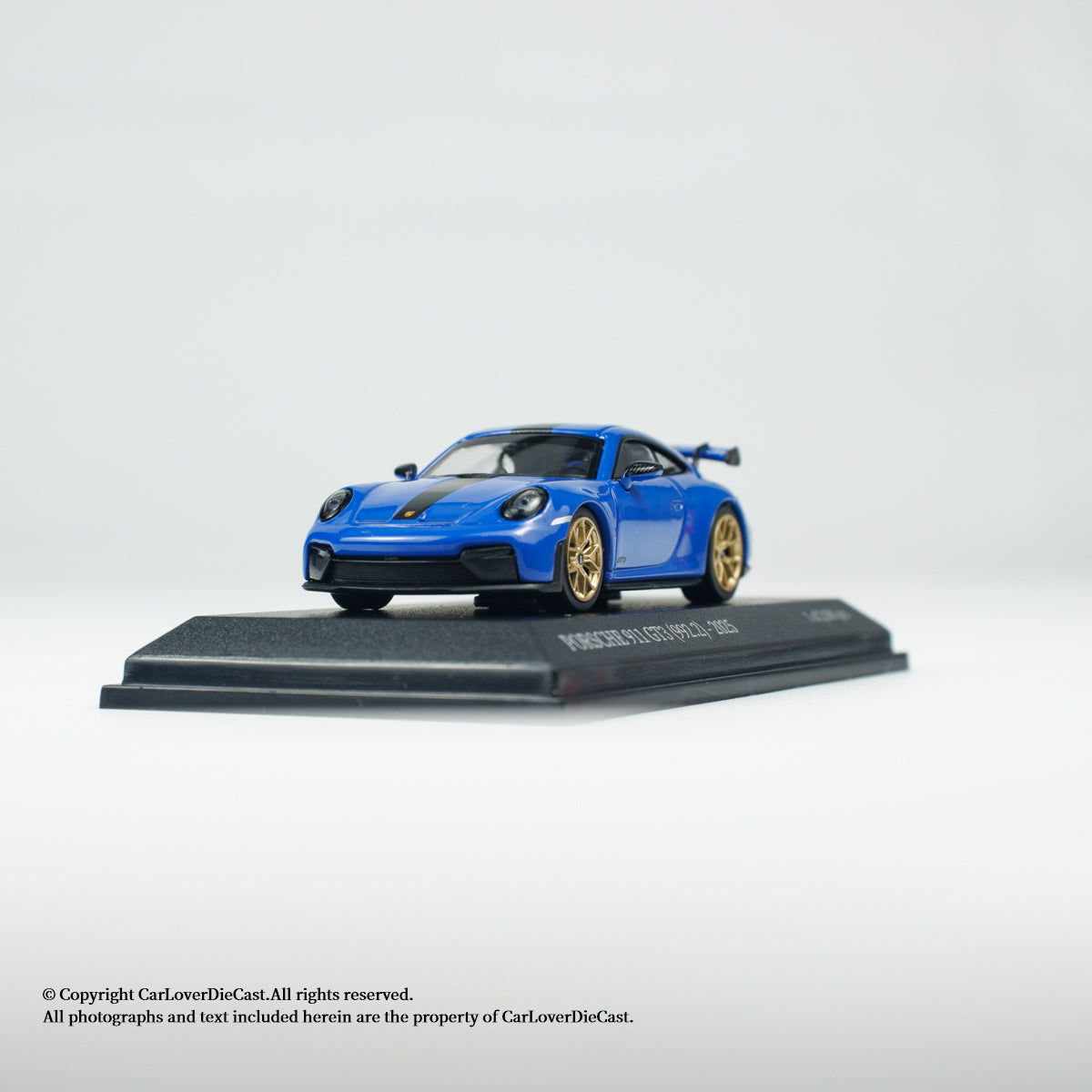 MINICHAMPS 1:64 PORSCHE 911 (992.2) GT3-2025-BLUE W WEISSACH PACKAGE - EXCLUSIVE FOR CLDC