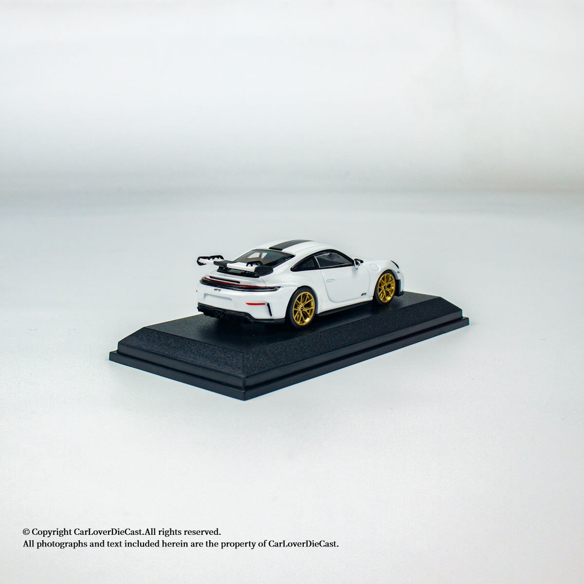 MINICHAMPS 1:64 PORSCHE 911 (992.2) GT3-2025-WHITE W WEISSACH PACKAGE - EXCLUSIVE FOR CLDC