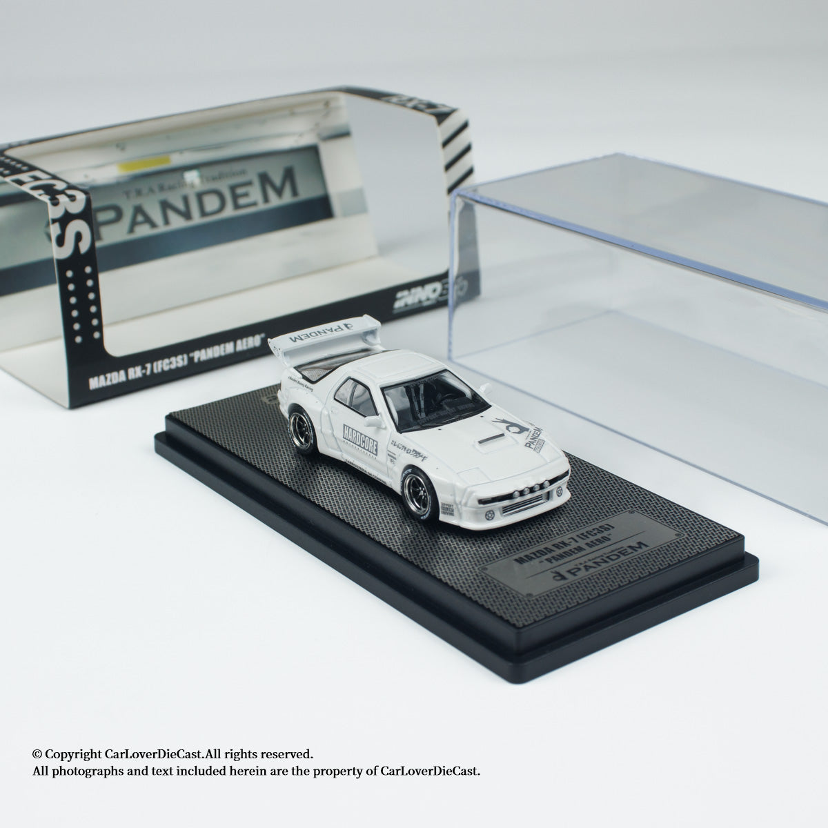 INNO64 1:64 MAZDA RX7 (FC3S) PANDEM AERO Widebody Kit (IN64-RX7FCP-WHI1)