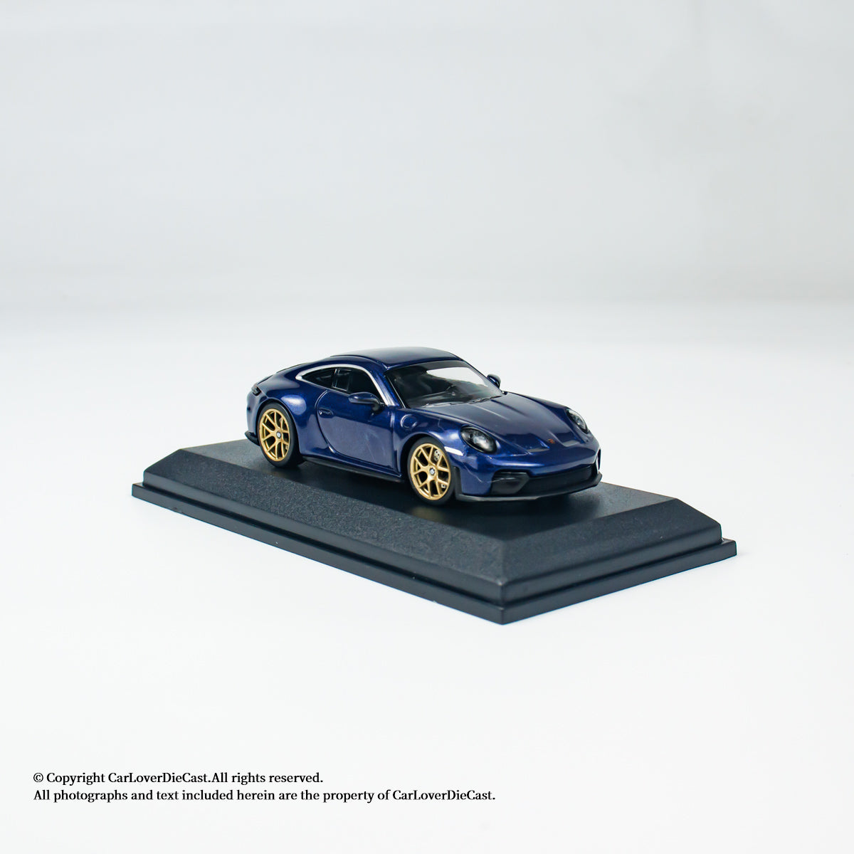 MINICHAMPS 1:64 PORSCHE 911 (992.2) GT3 TOURING - 2025 - BLUE METALLIC - EXCLUSIVE FOR CLDC